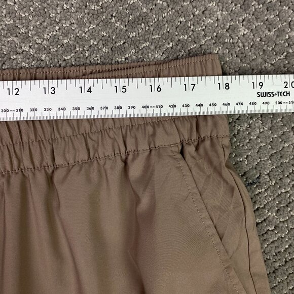 Nike One Dri-Fit High Waisted 7/8 Joggers Pants Women's XL Mink Brown Woven - Picture 10 of 14